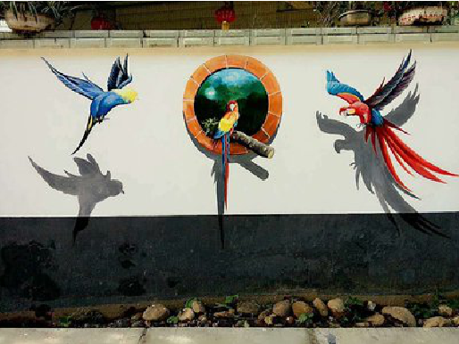 永顺视觉错位-3D墙绘设计