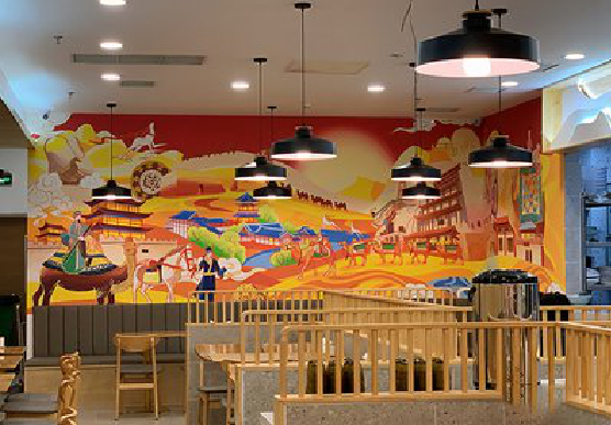 永顺商业空间彩绘介绍。