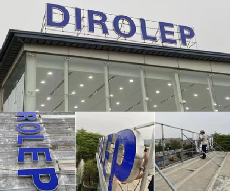 永顺楼顶发光字安装的注意事项。